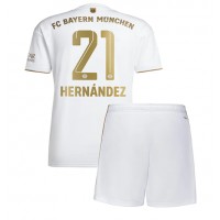 Dres Bayern Munich Lucas Hernandez #21 Gostujuci za djecu 2022-23 Kratak Rukav (+ kratke hlače)